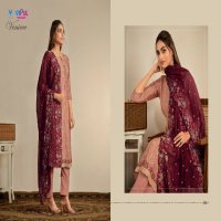 vipul fashion venicee embroidery work chinon ladies suits