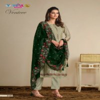 vipul fashion venicee embroidery work chinon ladies suits