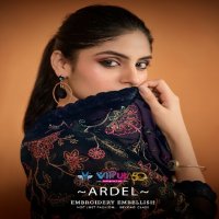 vipul fashion ardel stylish 2 tone cationic georgette ladies suits