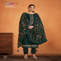 vipul fashion ardel stylish 2 tone cationic georgette ladies suits