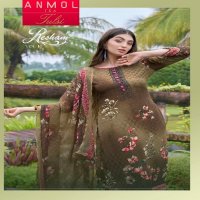 resham vol 16 by anmol tex casual wear crape suits