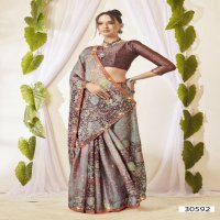 Vallabhi Nazma Vol-4 Wholesale Brasso Fabrics Ethnic Sarees