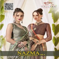 Vallabhi Nazma Vol-4 Wholesale Brasso Fabrics Ethnic Sarees