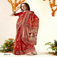 Vallabhi Nanika Wholesale Floral Print Indian Sarees