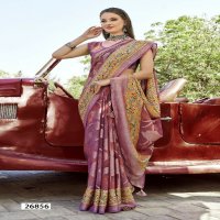 Vallabhi Harshika Wholesale Brasso Floral Print Fabrics Sarees