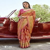 Vallabhi Harshika Wholesale Brasso Floral Print Fabrics Sarees