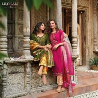 Lily And Lali Meenakari Vol-4 Wholesale Handwork And Embroidery Work Top With Pant And Dupatta