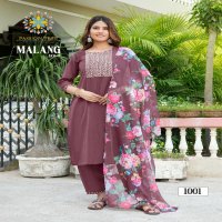 Passion Tree Malang Vol-1 Wholesale Straight Kurti With Pant And Dupatta