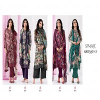 Glossy Simar Harmony Vol-2 Wholesale Pure Lea Silk With Embroidery Work Suits