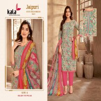 Tarika Kala Jaipuri Vol-6 Wholesale Heavy Cotton Fabrics Readymade Suits