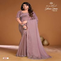 silver stone vol 6 by kashvi creation malai silk regular wear saree exports