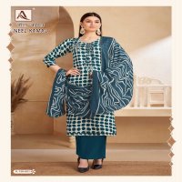 alok suits neel kamal zam print designer embroidery 3pcs suits