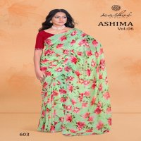 kashvi creation ashima vol 6 unique georgette saree collection