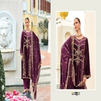 rangati prints cartel viscose velvet embroidery winter collection suits