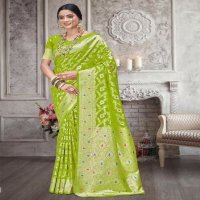 bunawat rajtilak silk fabric wedding festival wear cotton silk saree collection