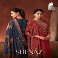 shenaz by sahiba staple twill print embroidery suits online