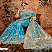 Saroj Dulhan Silk Saroski Vol-8 Wholesale Silk With Heavy Saroski Work Sarees