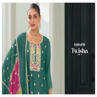 Zaveri Twisha Vol-3 Wholesale Heavy Chinon With Embroidery Work Readymade Suits