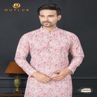 outluk wedding collection vol 24 readymade lakhnowi work mens kurta pajama