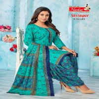 shringar vol 4 by navkar cotton print readymade patiala big size 3pcs dress