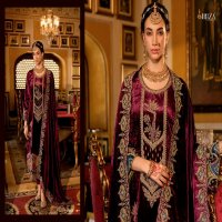 ibiza nazrana viscose velvet winter special pakistani suit supplier