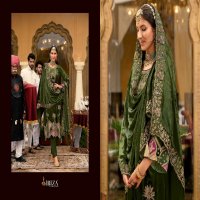 ibiza nazrana viscose velvet winter special pakistani suit supplier