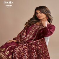 Omtex Ritha Vol-9 Wholesale Pure Viscose Velvet Winter Suits