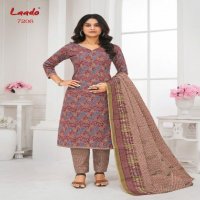 LAADO VOL 72 ADORABLE PURE COTTON LADIES SUITS WHOLESALER