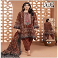 Jade Chevron Exclusive Heavy Cotton Vol-9 Wholesale Lawn Printed Dress Material