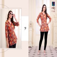 Rahi Fab Tunic Vol-1 Wholesale Cambric Cotton Short Tops