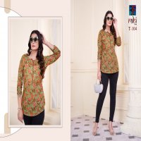 Rahi Fab Tunic Vol-1 Wholesale Cambric Cotton Short Tops