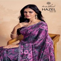 kashvi creation hazel vol 4 satin georgette stylish best saree online