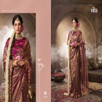 kavyasachi by kira creation zari tissue 6401-6406 fashionable saree exports