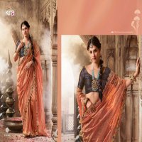 kavyasachi by kira creation zari tissue 6401-6406 fashionable saree exports