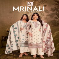 alok suits mrinali stylish print viscose rayon ladies suits