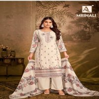 alok suits mrinali stylish print viscose rayon ladies suits