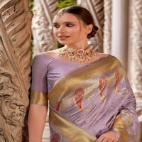 rajpath pihu silk popular design stylish look silk with blouse