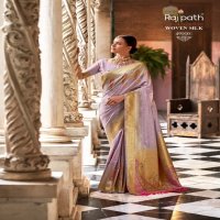 rajpath pihu silk popular design stylish look silk with blouse