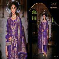 banarasi vol 1 by lily And lali banarasi jacquard silk full stitch festive 3pcs dress
