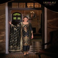 banarasi vol 1 by lily And lali banarasi jacquard silk full stitch festive 3pcs dress