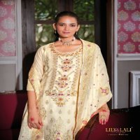banarasi vol 1 by lily And lali banarasi jacquard silk full stitch festive 3pcs dress