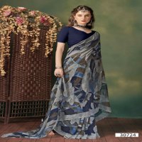 Vallabhi Ivaanka Wholesale Georgette Fabrics Abstract Print Sarees