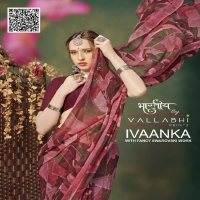 Vallabhi Ivaanka Wholesale Georgette Fabrics Abstract Print Sarees