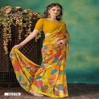 Vallabhi Ivaanka Vol-2 Wholesale Georgette Fabrics Abstract Print Sarees