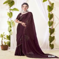 Vallabhi Nilanjana Wholesale Floral Print With Swaroski Work Sarees