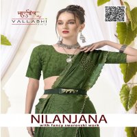 Vallabhi Nilanjana Wholesale Floral Print With Swaroski Work Sarees