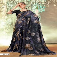 Vallabhi Priyanshi Wholesale Floral Print With Readymade Blouse Sarees