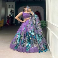 LNB 1225 Colour Wholesale Tussar Silk Lehenga Choli Collection