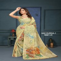 NP Sarees Nav Durga Vol-1 Wholesale Soft Weightless Printed Sarees