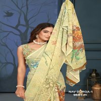 NP Sarees Nav Durga Vol-1 Wholesale Soft Weightless Printed Sarees